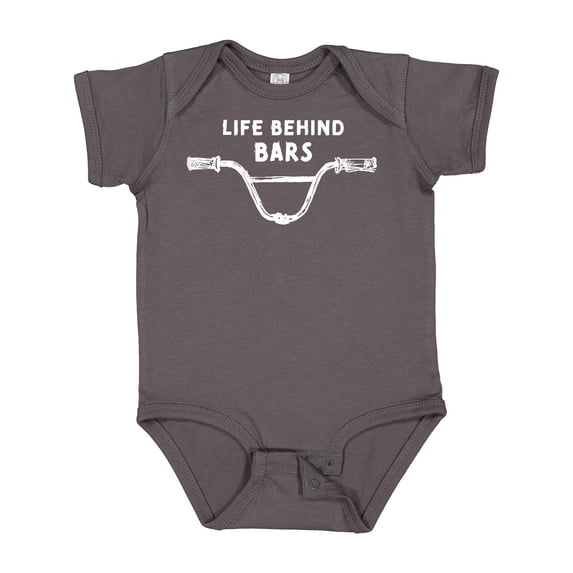 Inktastic Life Behind Bars BMX Boys or Girls Baby Bodysuit
