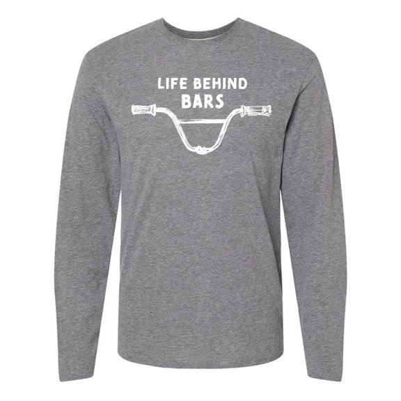 Inktastic Life Behind Bars BMX Long Sleeve T-Shirt