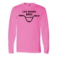 thumbnail image 1 of Inktastic Life Behind Bars Bmx Long Sleeve T-Shirt, 1 of 5