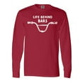 thumbnail image 1 of Inktastic Life Behind Bars BMX Long Sleeve T-Shirt, 1 of 5