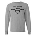 thumbnail image 1 of Inktastic Life Behind Bars Bmx Long Sleeve T-Shirt, 1 of 5