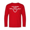 thumbnail image 1 of Inktastic Life Behind Bars Bmx Long Sleeve Youth T-Shirt, 1 of 5