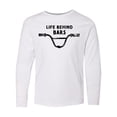 thumbnail image 1 of Inktastic Life Behind Bars BMX Long Sleeve Youth T-Shirt, 1 of 5