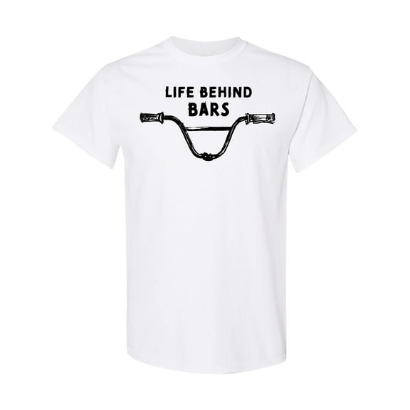 Inktastic Life Behind Bars Bmx T-Shirt