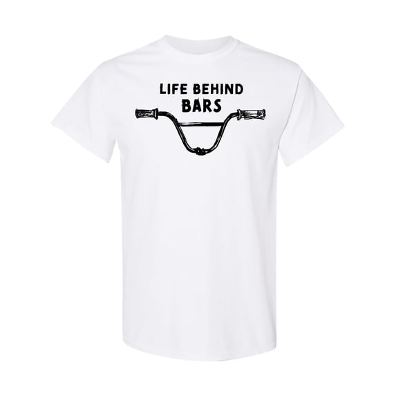 Inktastic Life Behind Bars Bmx T-Shirt