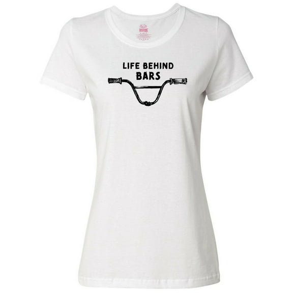 Inktastic Life Behind Bars BMX Women's T-Shirt