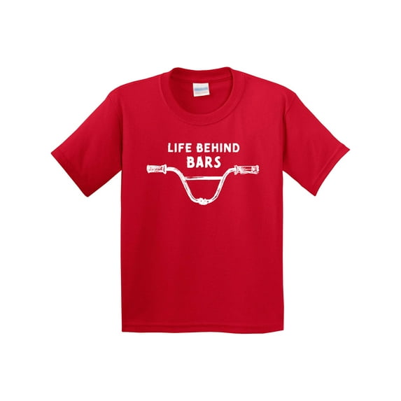 Inktastic Life Behind Bars Bmx Youth T-Shirt