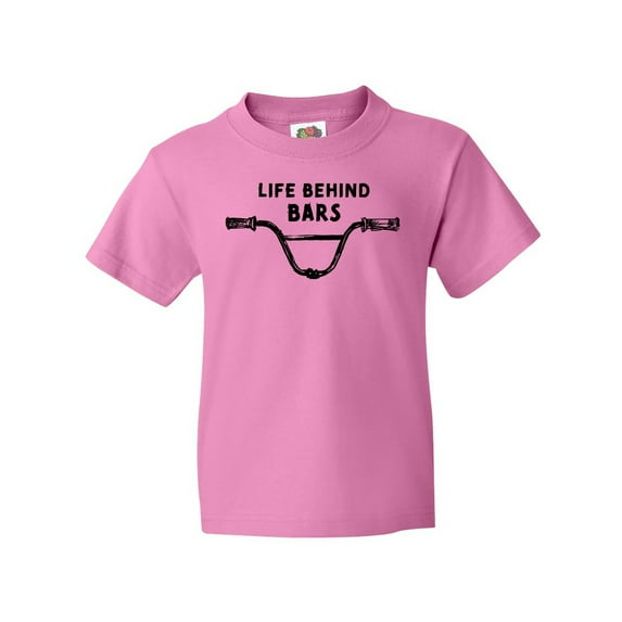 Inktastic Life Behind Bars BMX Youth T-Shirt