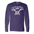 thumbnail image 1 of Inktastic Life Behind Bars Motorcycle Long Sleeve T-Shirt, 1 of 5