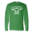 thumbnail image 1 of Inktastic Life Behind Bars Motorcycle Long Sleeve T-Shirt, 1 of 5
