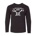 thumbnail image 1 of Inktastic Life Behind Bars Motorcycle Long Sleeve Youth T-Shirt, 1 of 5