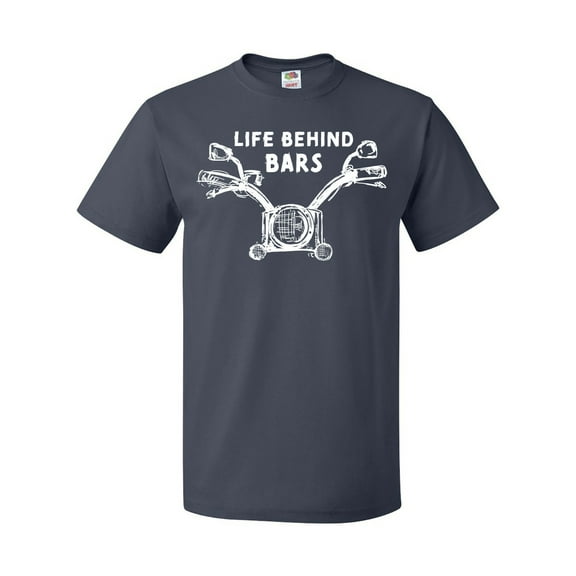 Inktastic Life Behind Bars Motorcycle T-Shirt