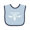thumbnail image 1 of Inktastic Life Behind Bars Mountain Bike Boys or Girls Baby Bib, 1 of 4