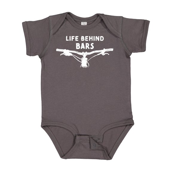 Inktastic Life Behind Bars Mountain Bike Boys or Girls Baby Bodysuit