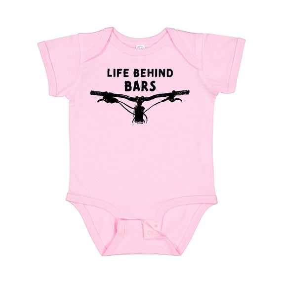 Inktastic Life Behind Bars Mountain Bike Boys or Girls Baby Bodysuit