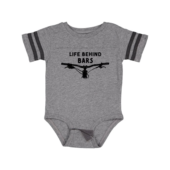 Inktastic Life Behind Bars Mountain Bike Boys or Girls Baby Bodysuit