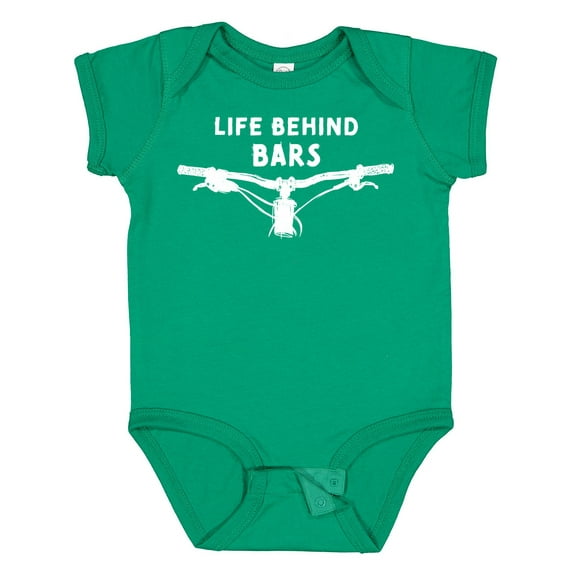 Inktastic Life Behind Bars Mountain Bike Boys or Girls Baby Bodysuit