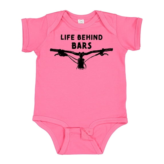 Inktastic Life Behind Bars Mountain Bike Boys or Girls Baby Bodysuit