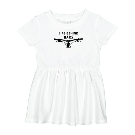 Inktastic Life Behind Bars Mountain Bike Girls Baby Dress
