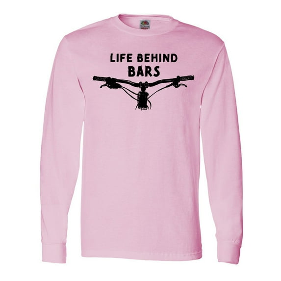 Inktastic Life Behind Bars Mountain Bike Long Sleeve T-Shirt