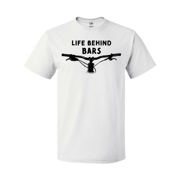 Inktastic Life Behind Bars Mountain Bike T-Shirt