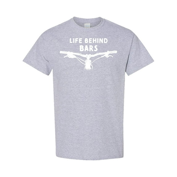 Inktastic Life Behind Bars Mountain Bike T-Shirt