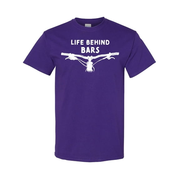 Inktastic Life Behind Bars Mountain Bike T-Shirt