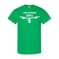 thumbnail image 1 of Inktastic Life Behind Bars Mountain Bike T-Shirt, 1 of 5