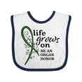 thumbnail image 1 of Inktastic Life Grows On- Be an Organ Donor Boys or Girls Baby Bib, 1 of 4