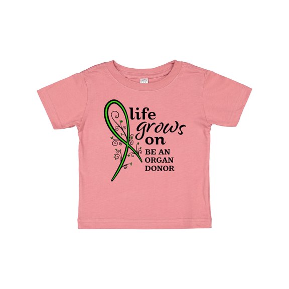 Inktastic Life Grows On- be an Organ Donor Boys or Girls Baby T-Shirt