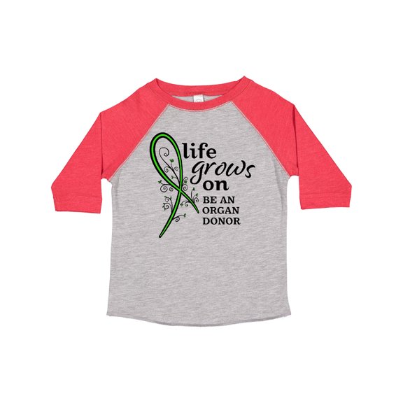 Inktastic Life Grows On- be an Organ Donor Boys or Girls Toddler T-Shirt