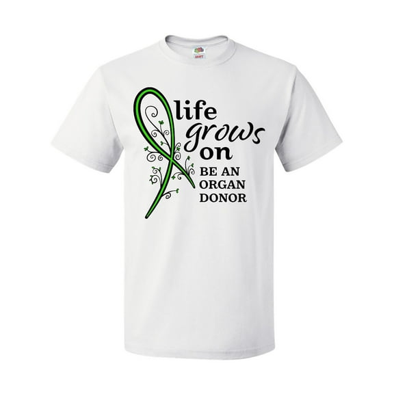 Inktastic Life Grows On- be an Organ Donor T-Shirt