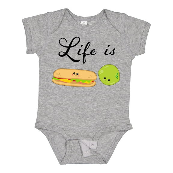Inktastic Life Is Sublime- Cute Food Pun Boys or Girls Baby Bodysuit