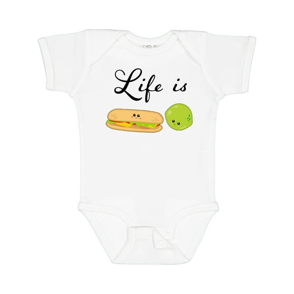 Inktastic Life Is Sublime- Cute Food Pun Boys or Girls Baby Bodysuit