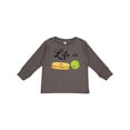 thumbnail image 1 of Inktastic Life Is Sublime- Cute Food Pun Boys or Girls Long Sleeve Toddler T-Shirt, 1 of 5