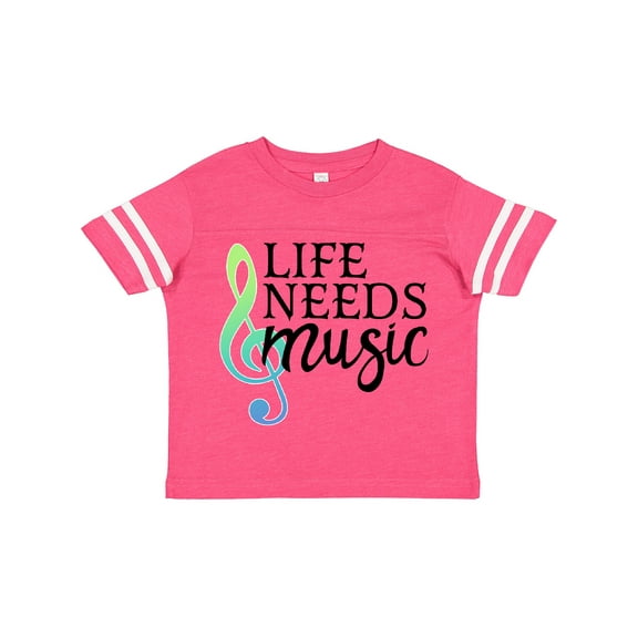 Inktastic Life Needs Music- ocean colors Boys or Girls Toddler T-Shirt
