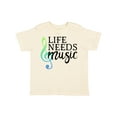 thumbnail image 1 of Inktastic Life Needs Music- ocean colors Boys or Girls Toddler T-Shirt, 1 of 5