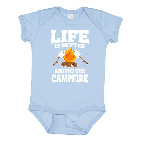 Inktastic Life is Better Around The Campfire Boys or Girls Baby Bodysuit