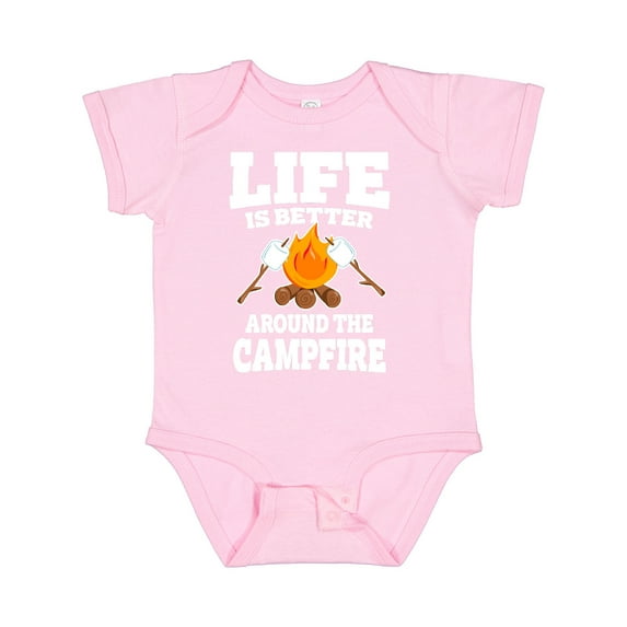 Inktastic Life is Better Around The Campfire Boys or Girls Baby Bodysuit