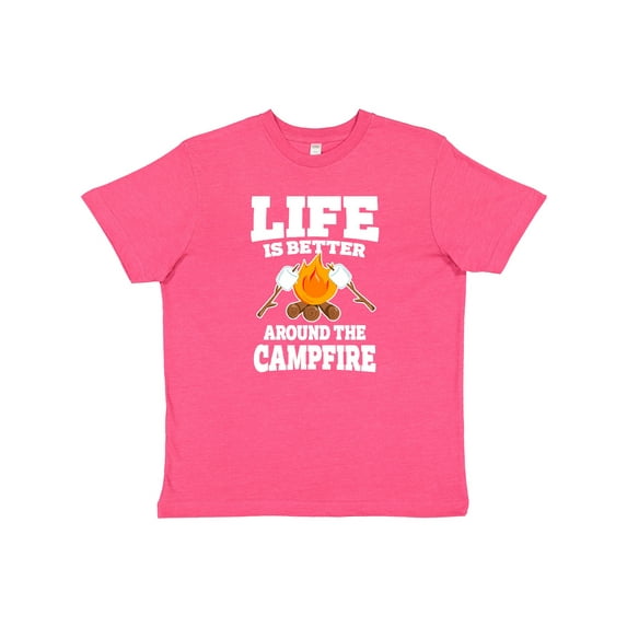Inktastic Life is Better Around the Campfire Youth T-Shirt