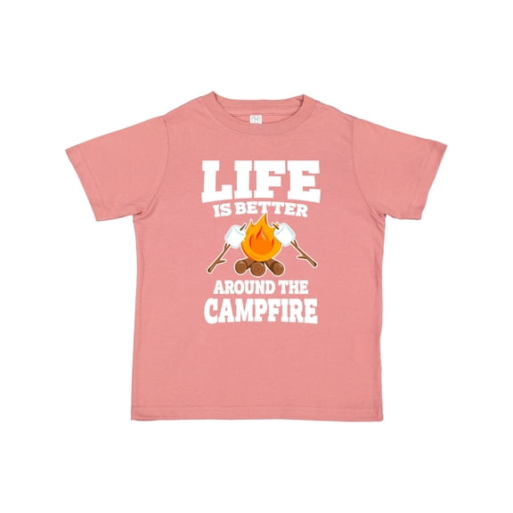 Inktastic Life is Better Around the Campfire Boys or Girls Toddler T-Shirt