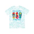 thumbnail image 1 of Inktastic Life is Better Flip Flops T-Shirt, 1 of 4