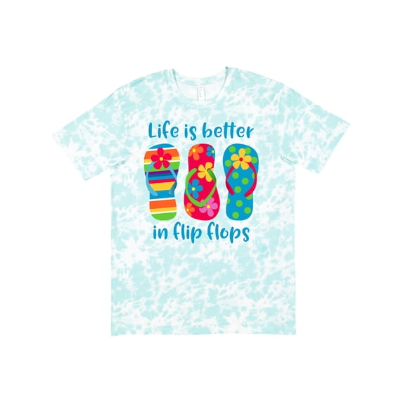 Inktastic Life is Better Flip Flops T-Shirt