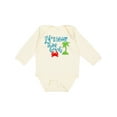 thumbnail image 1 of Inktastic Life is Better at the Beach Crab and Palm Tree Boys or Girls Long Sleeve Baby Bodysuit, 1 of 5