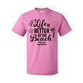 thumbnail image 1 of Inktastic Life is Better at the Beach with Sunshine Seashell and Palm Trees T-Shirt, 1 of 5