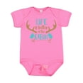 thumbnail image 1 of Inktastic Life is Better at the Cabin, Deer Antlers, Camping Boys or Girls Baby Bodysuit, 1 of 5