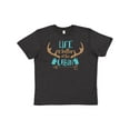 thumbnail image 1 of Inktastic Life is Better at the Cabin, Deer Antlers, Camping Youth T-Shirt, 1 of 5