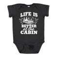 thumbnail image 1 of Inktastic Life is Better at the Cabin with Trees and Moon Boys or Girls Baby Bodysuit, 1 of 5