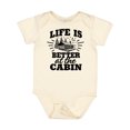 thumbnail image 1 of Inktastic Life is Better at the Cabin with Trees and Moon Boys or Girls Baby Bodysuit, 1 of 5