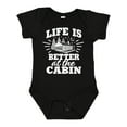 thumbnail image 1 of Inktastic Life is Better at the Cabin with Trees and Moon Boys or Girls Baby Bodysuit, 1 of 5